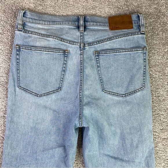 J. Crew Billie Demi Jeans Women’s 29 Blue Cropped Boot High Rise Light Wash - Picture 4 of 12